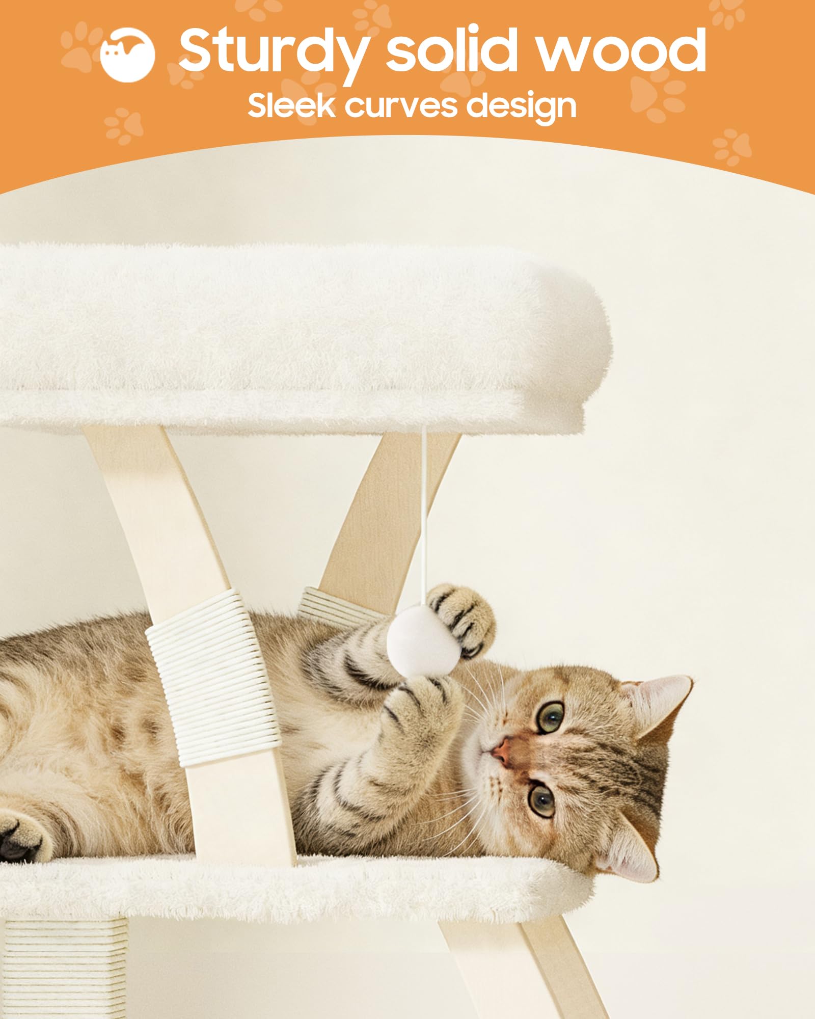 MeowHomm postes-rascadores-sisal-natural, rayado natural protege muebles