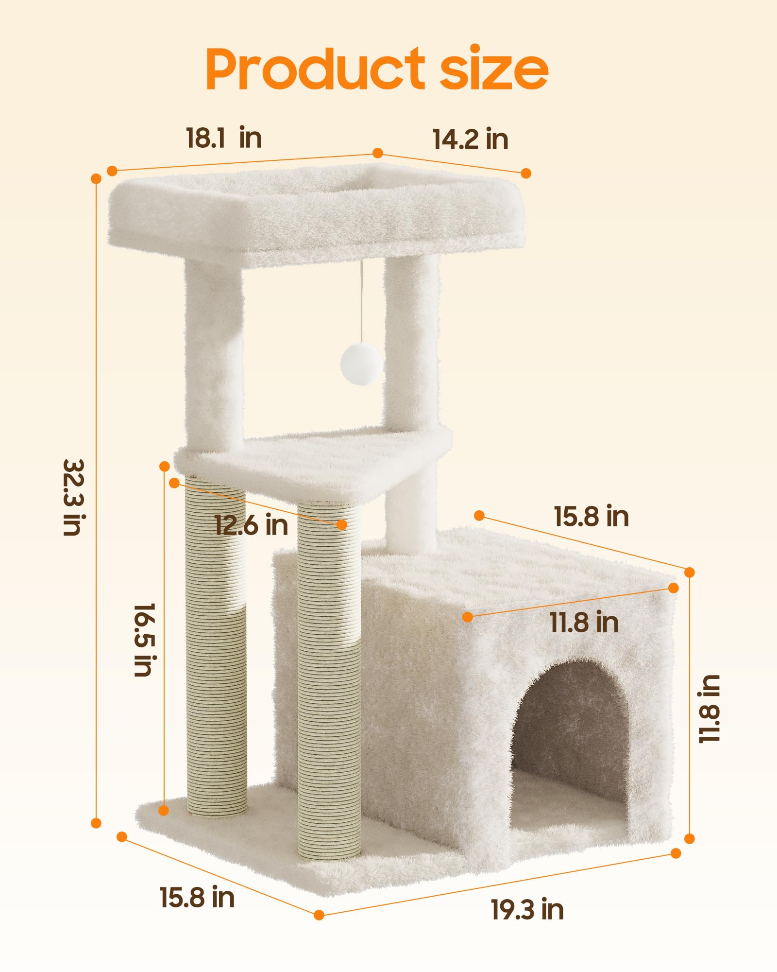 MeowHomm rascador-sisal para gatos, favorece ejercicio y protege muebles.