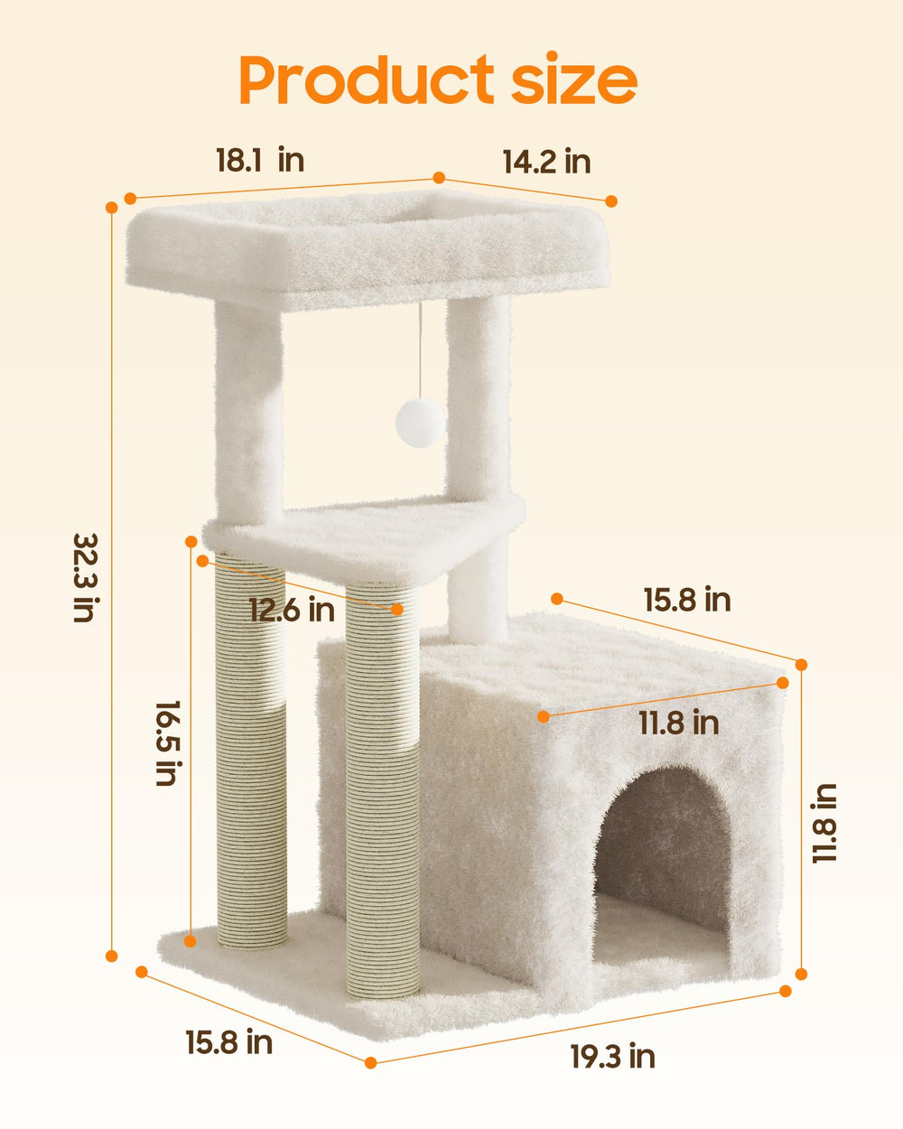MeowHomm rascador-sisal para gatos, favorece ejercicio y protege muebles.
