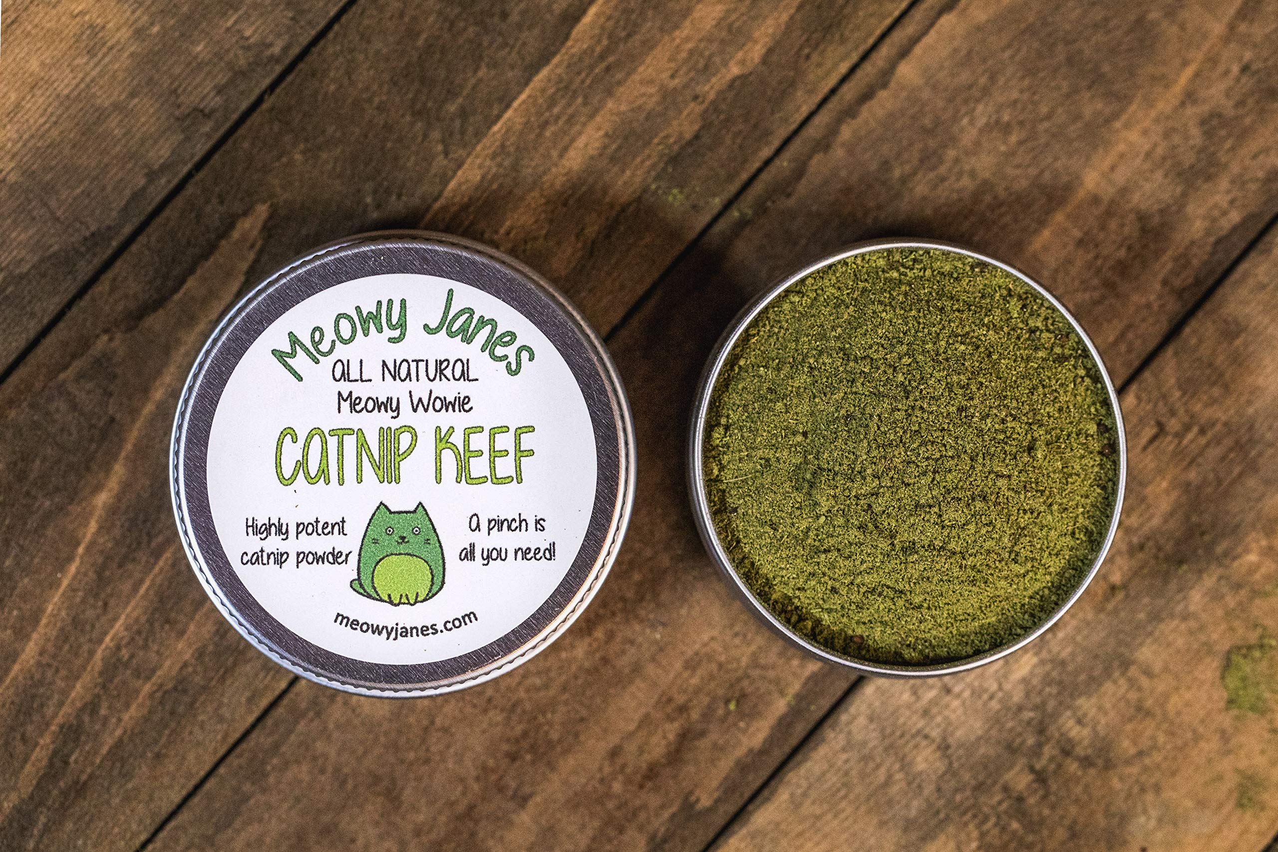 Meowy Janes Catnip Keef, contenido 20 g, concentrado para sesiones prolongadas de juego.