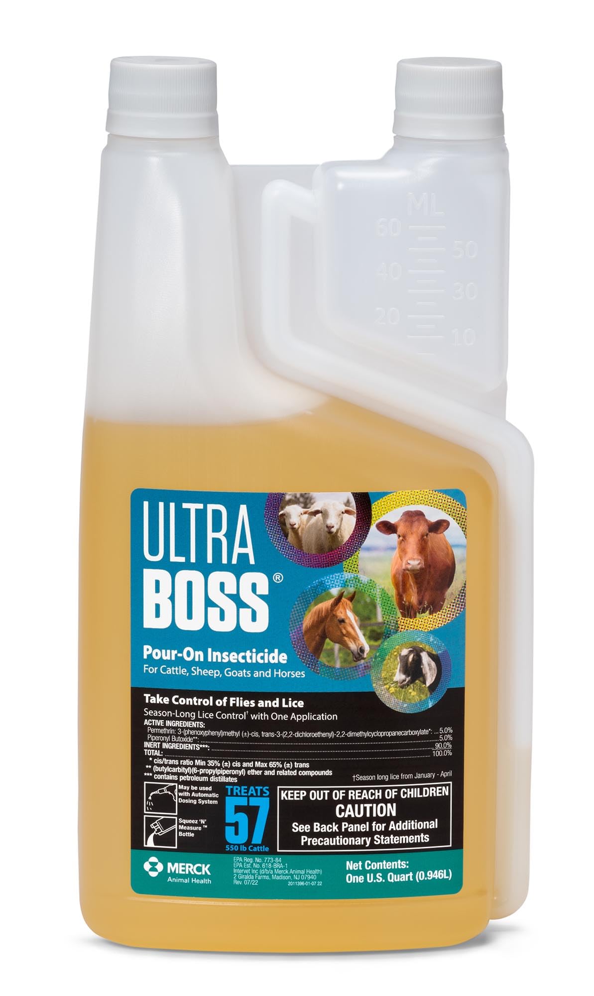 Merck Ultra Boss, aplicación en el pelaje, promueve el confort diario del caballo.