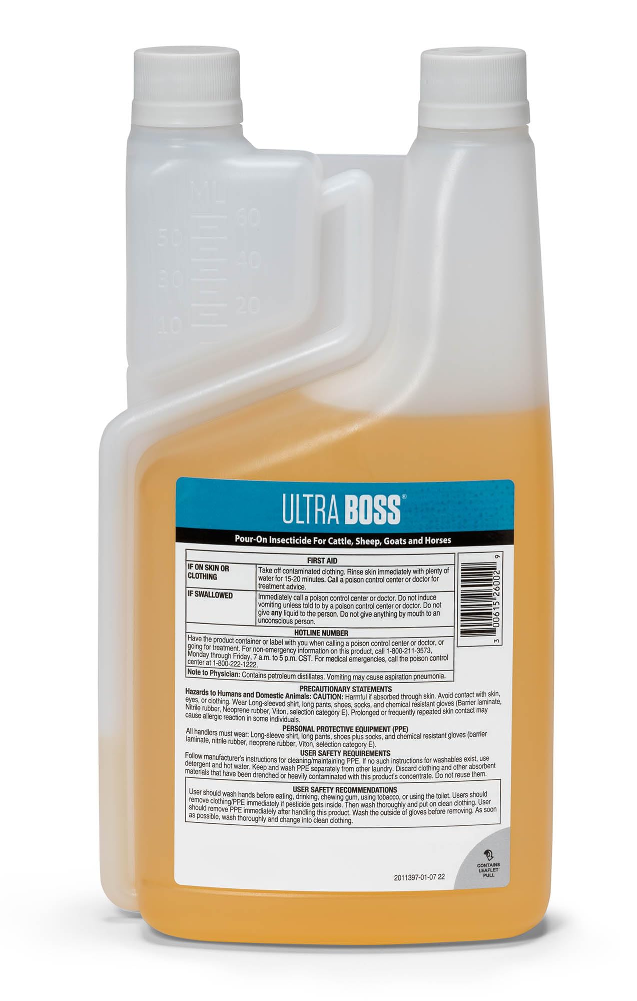 Merck Ultra Boss, envase de cuarto de galón, ideal para uso regular.