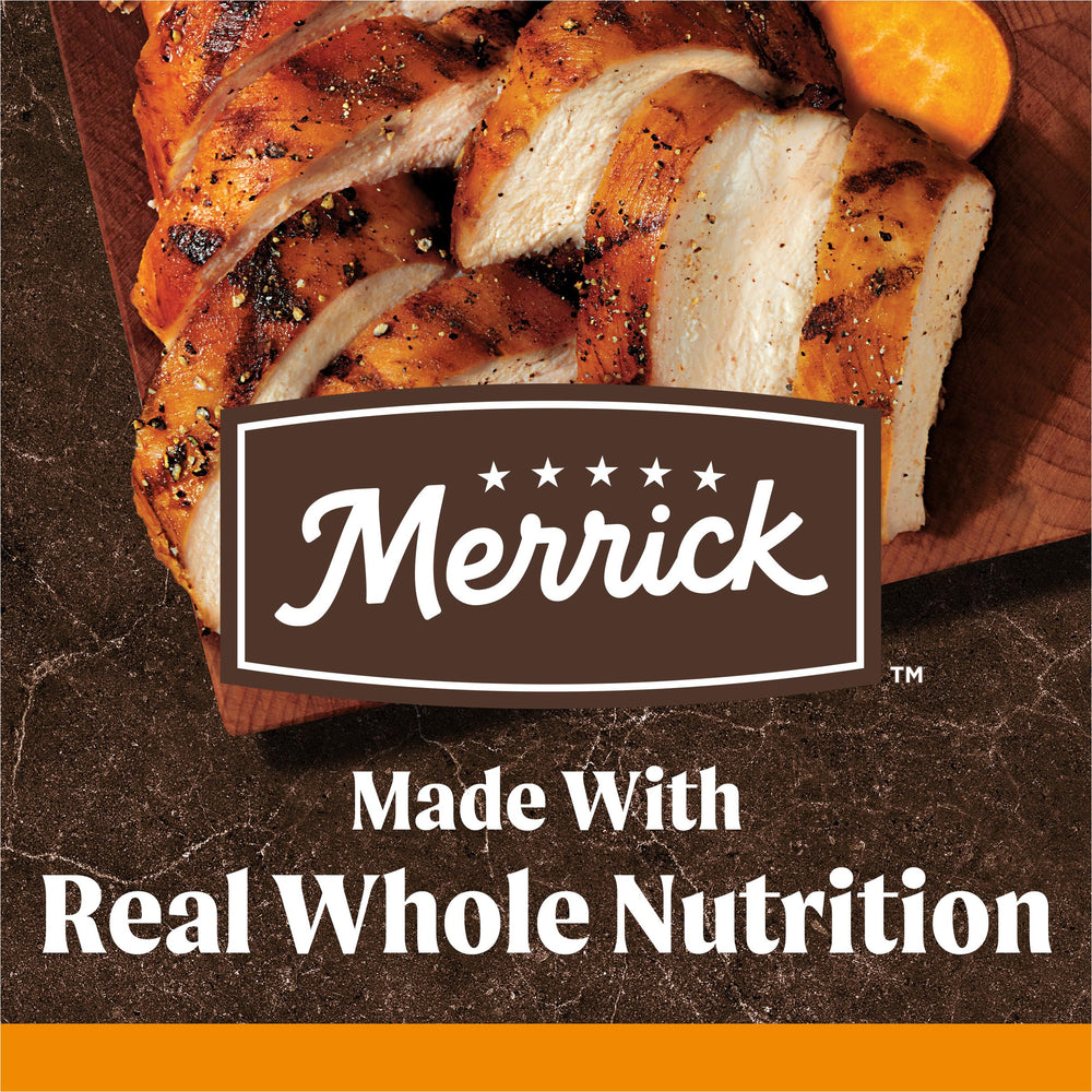 Proteína alta y grasas saludables de Merrick para energía diaria