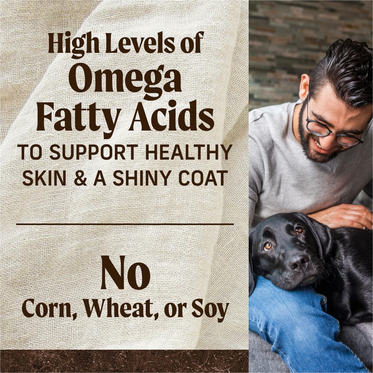 Alimento Merrick para perros adultos con glucosamina y condroitina.