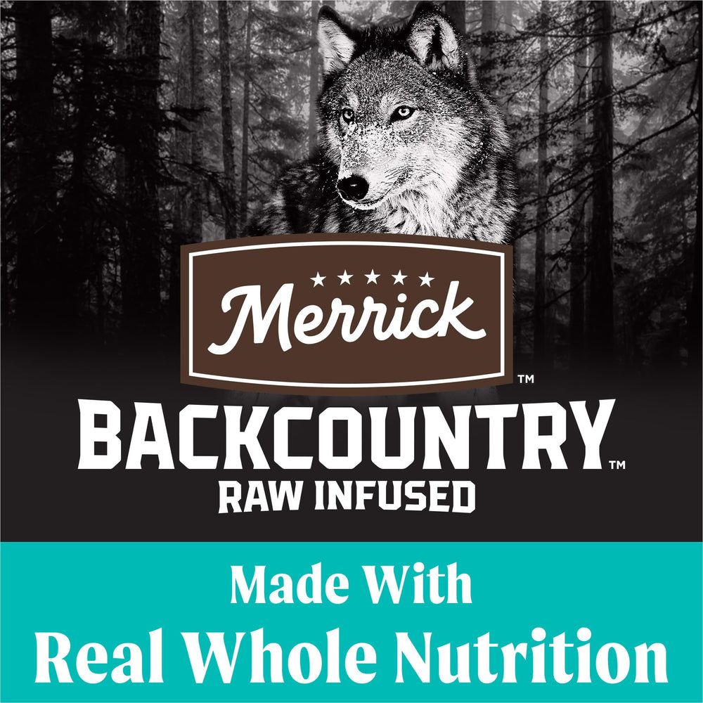 Merrick Backcountry Game Bird pavo deshuesado como ingrediente estrella