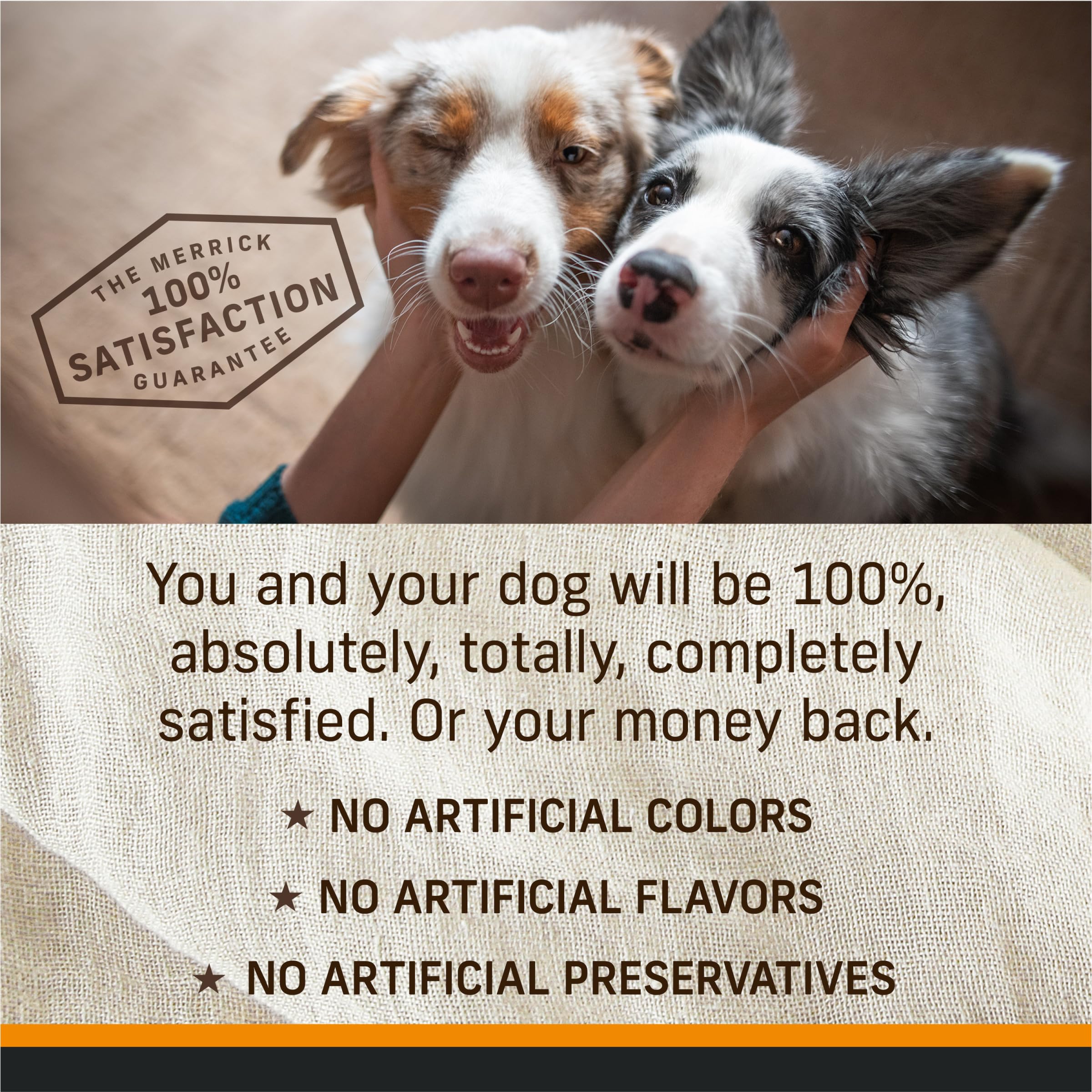 Merrick Backcountry, servir como plato completo o topping suave sobre croquetas.