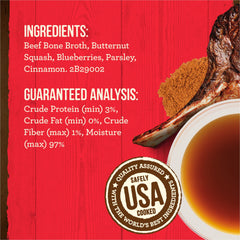 Merrick Caldo de hueso sin granos, vertido suave para humedad