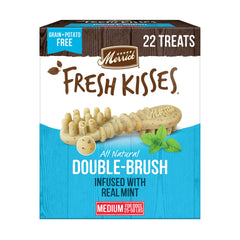 Merrick Fresh Kisses chicles dentales mentas real para aliento fresco.