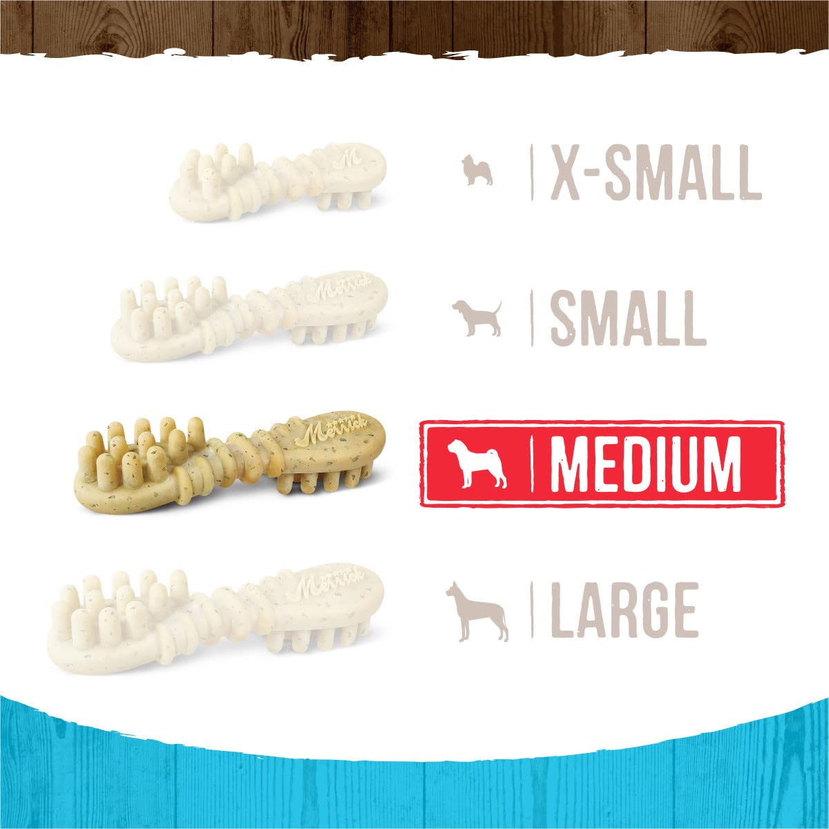 Merrick Fresh Kisses para perros medianos entre 25 y 50 libras.