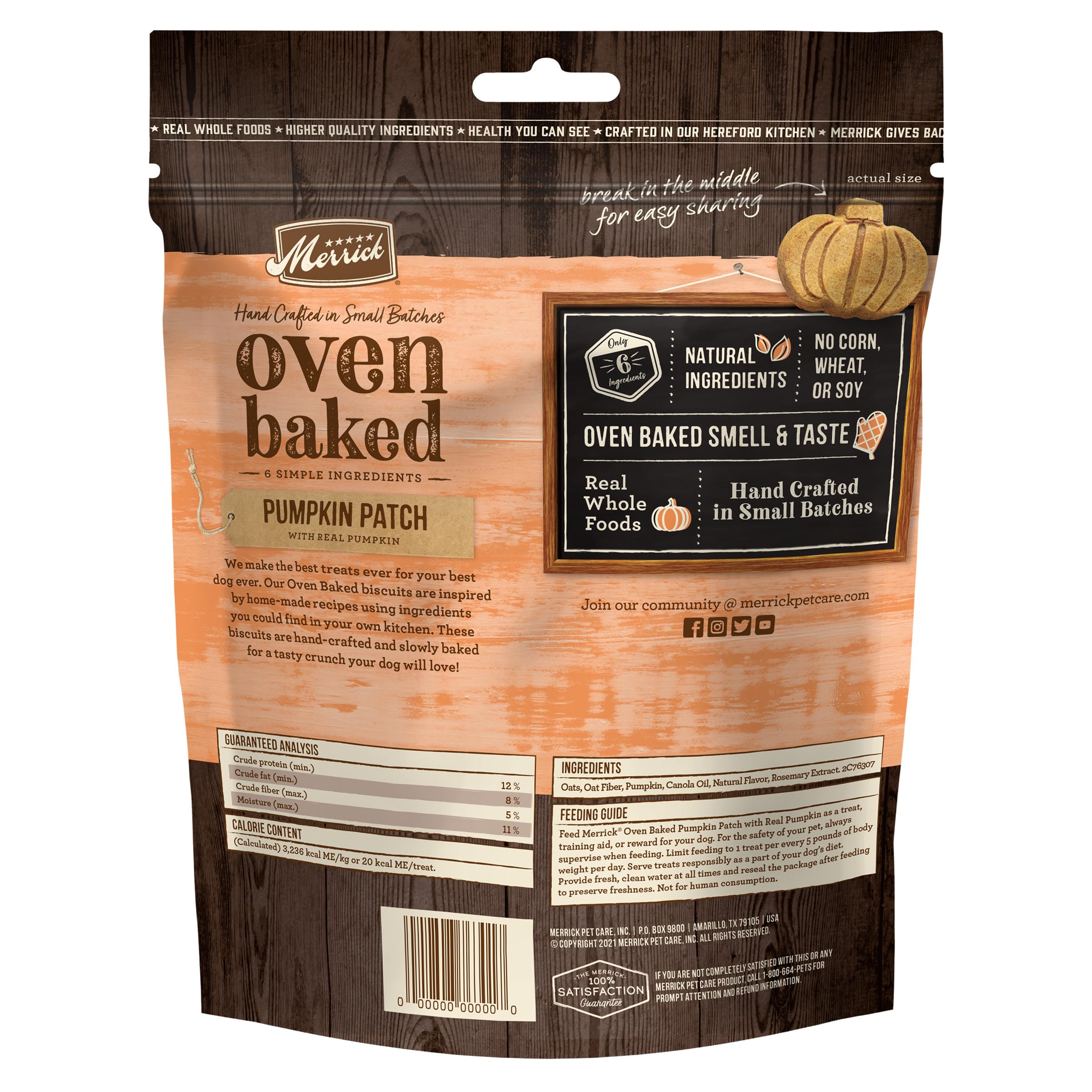 Merrick galletas para perros, forma divertida y atractiva.