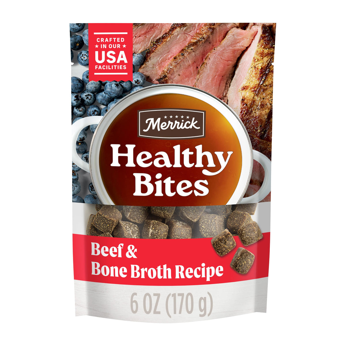 Merrick Healthy Bites, empaque reutilizable mantiene frescura y facilidad de almacenamiento
