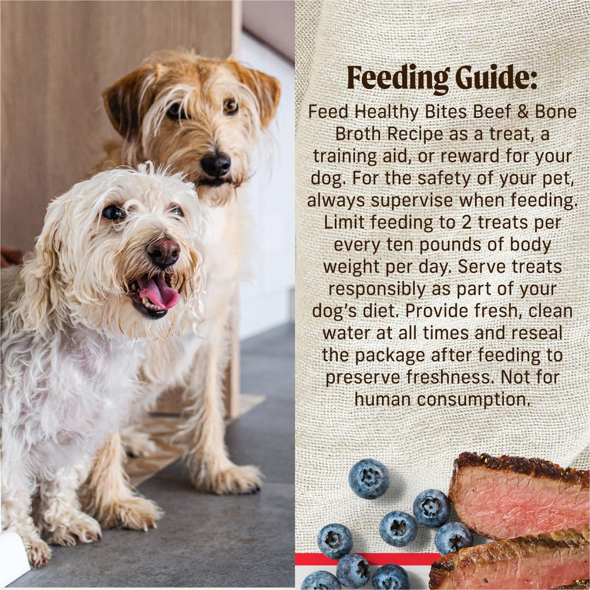Merrick Healthy Bites, apto para perros de todos los tamaños