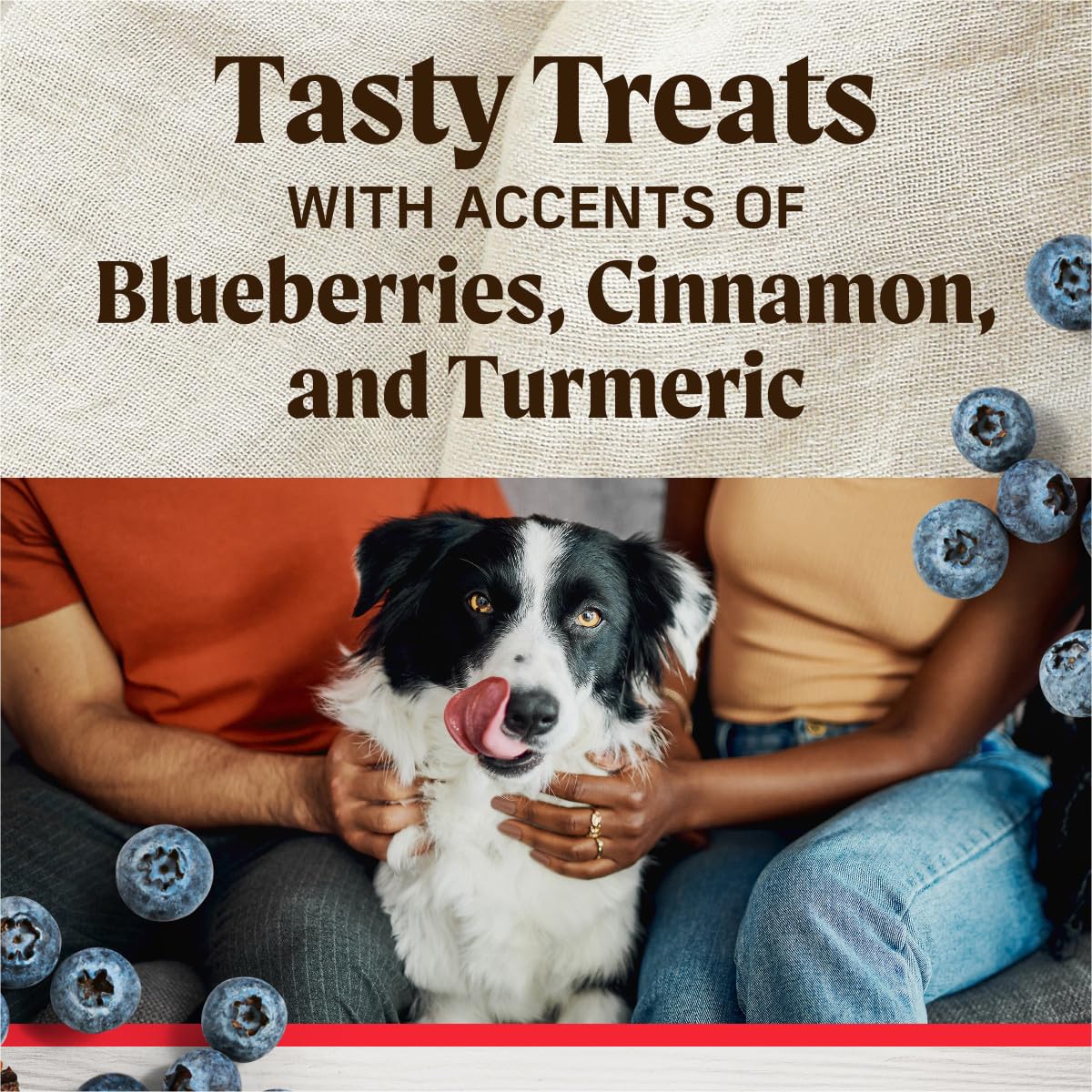 Merrick Healthy Bites textura suave, ideal para perros adultos.