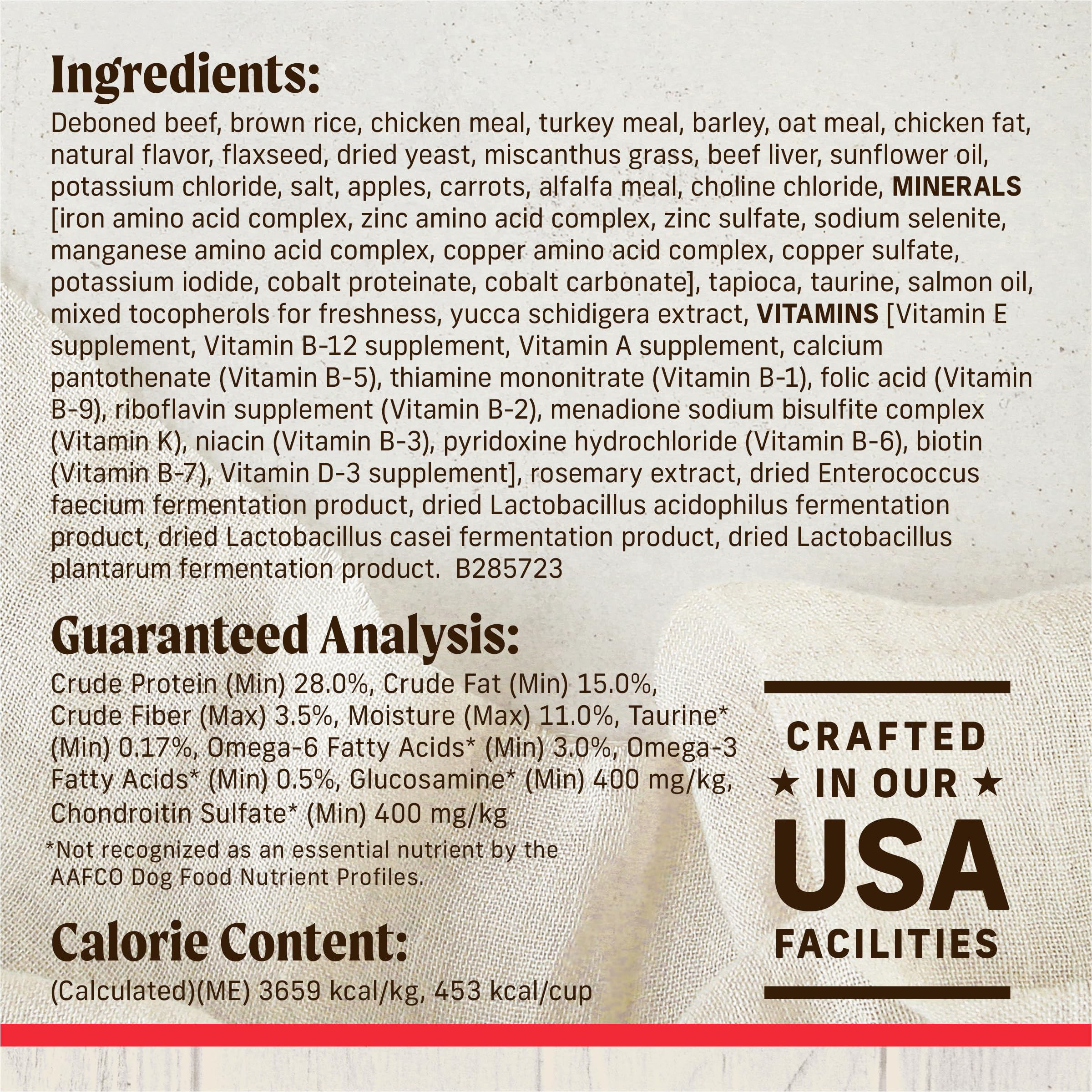Merrick Healthy Grains: omega-6 y omega-3 para piel y pelaje sanos