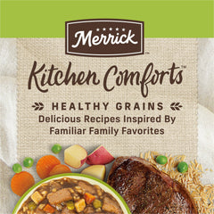 Merrick Kitchen Comforts sabor a gravy en lata para mayor jugosidad.