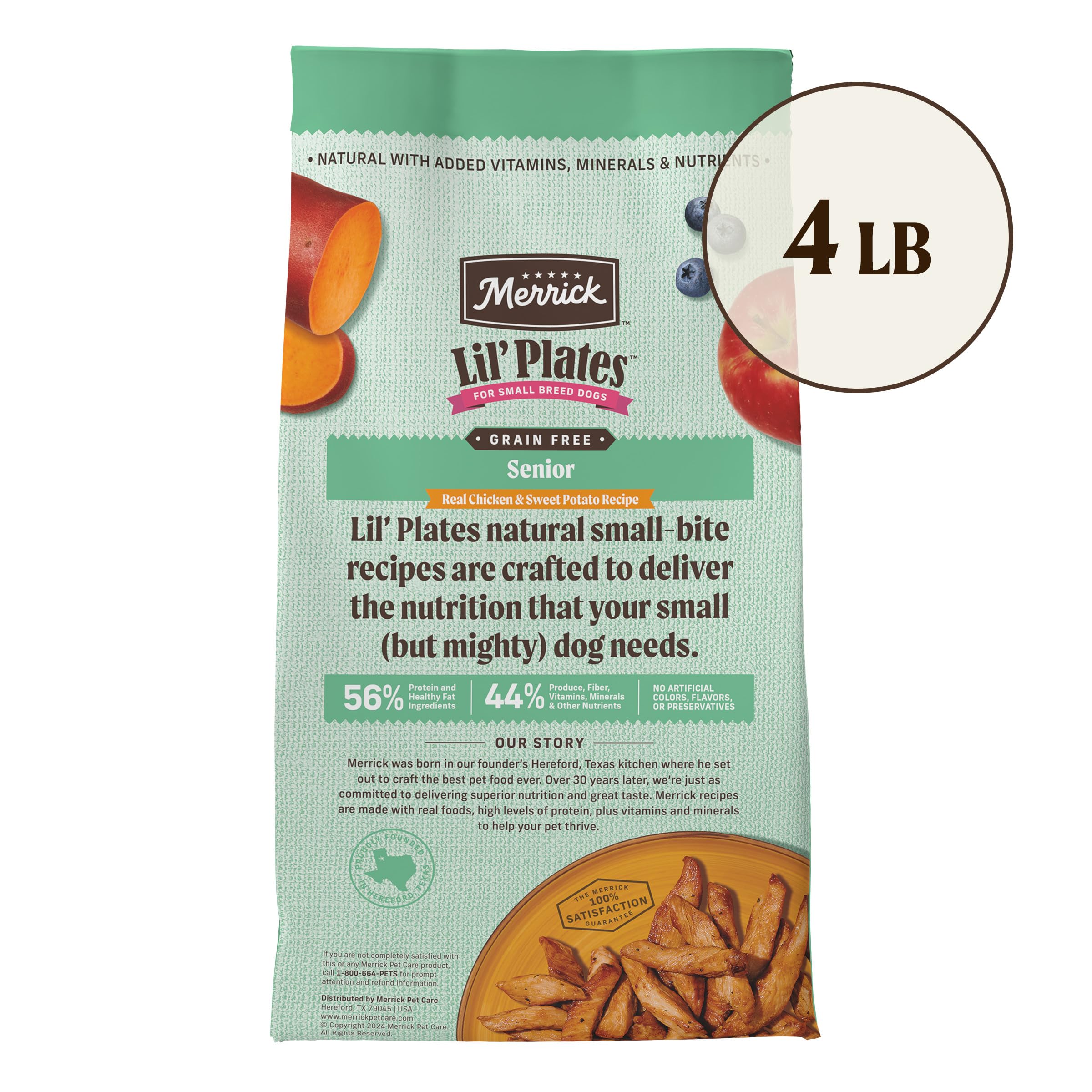 Merrick Lil’ Plates glucosamina y condroitina para articulaciones.
