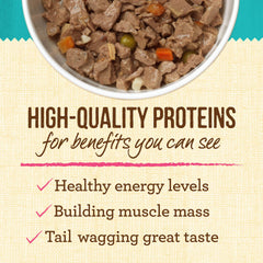 Merrick Lil’ Plates sin gluten para perros pequeños, opción digestible.