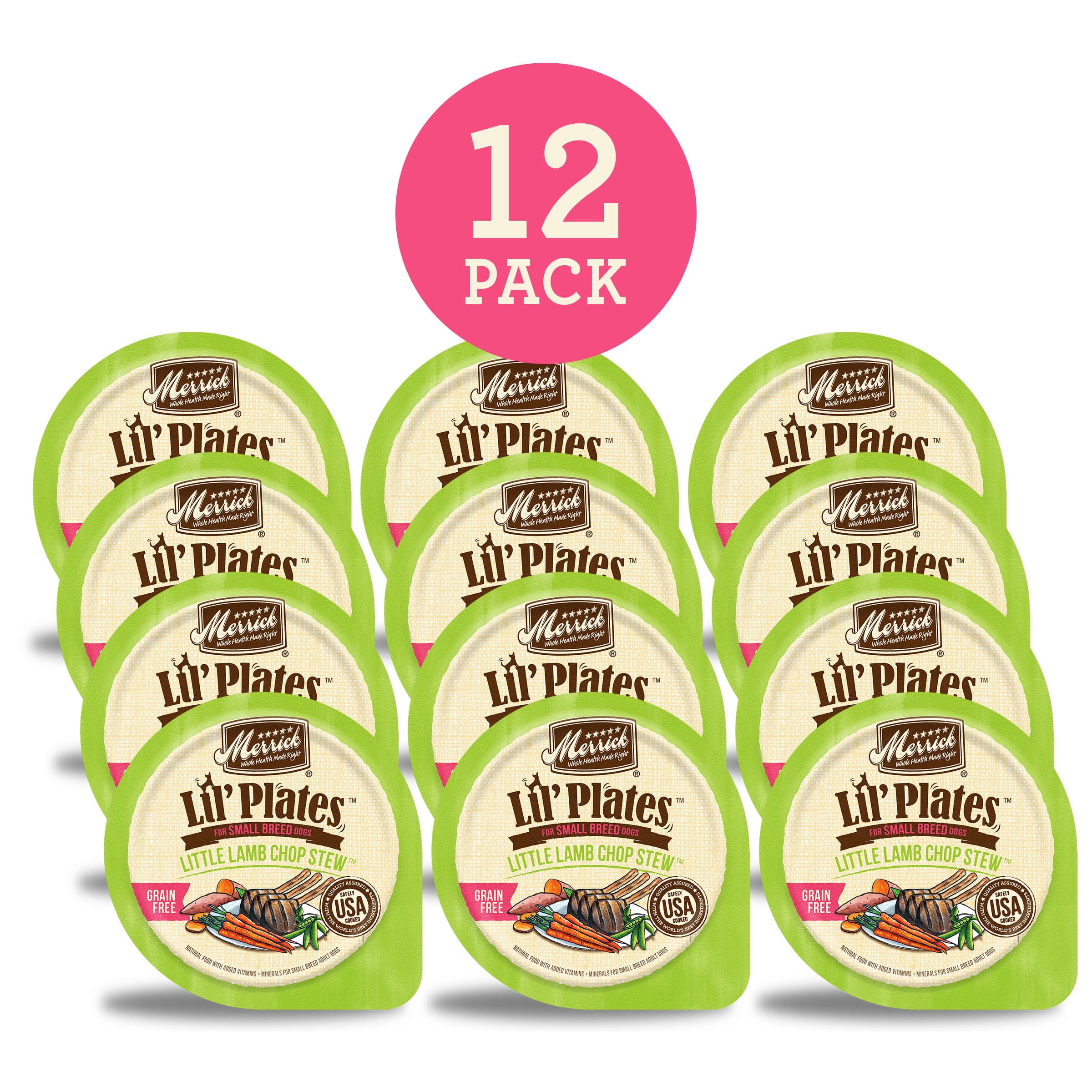 Merrick Mini Platos salsa con caldo de res, sabor rico para cada comida.
