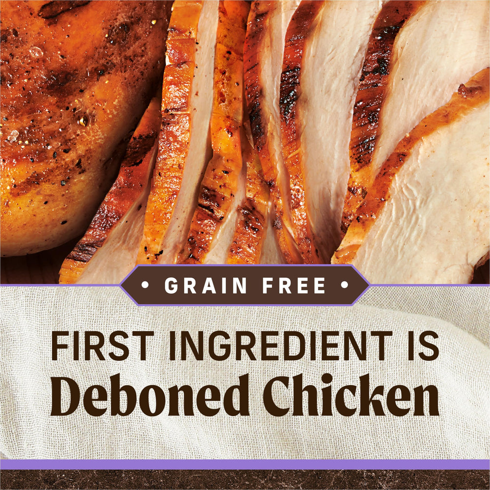 Merrick Premium con pollo real, primer ingrediente para nutrición equilibrada