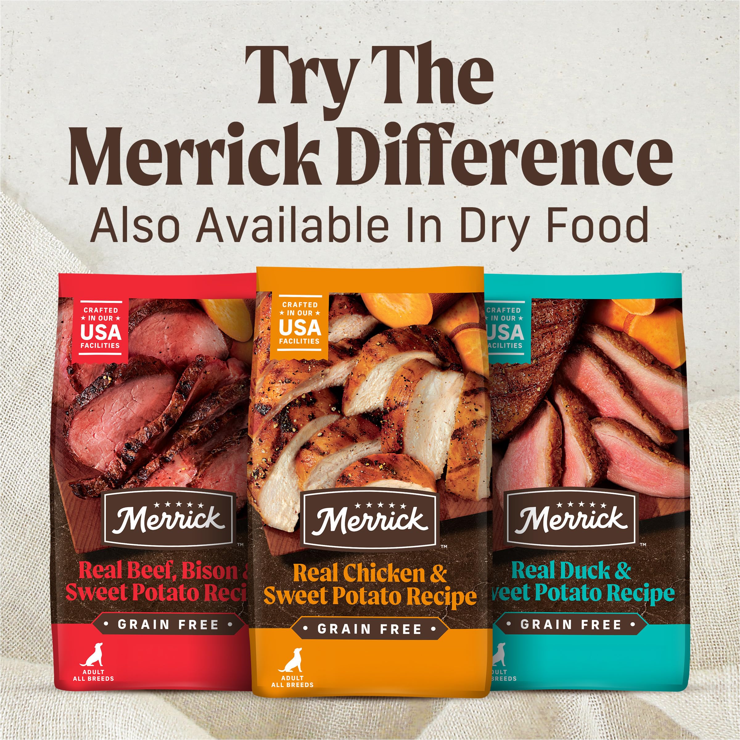 Merrick Puppy Plate producido en EE. UU., calidad y seguridad.