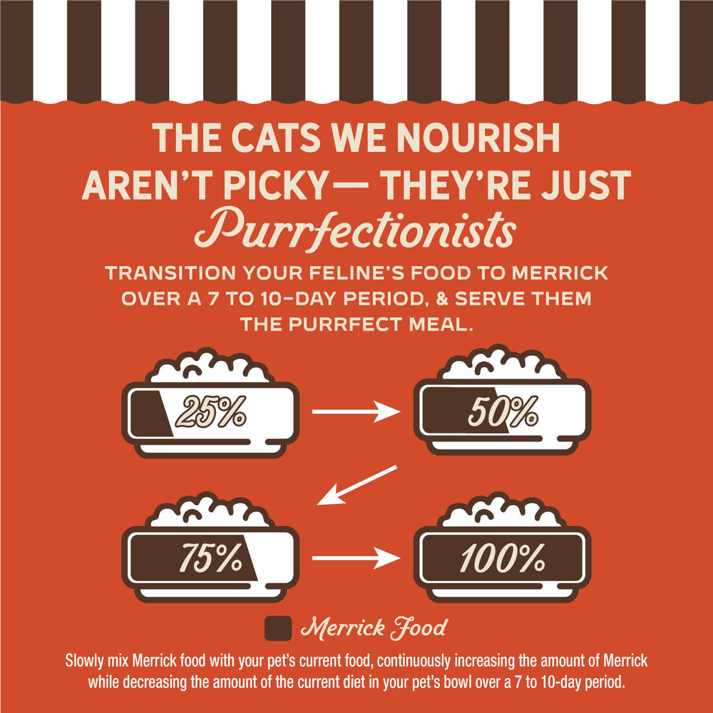 Merrick Purrfect Bistro para gatos internos y externos