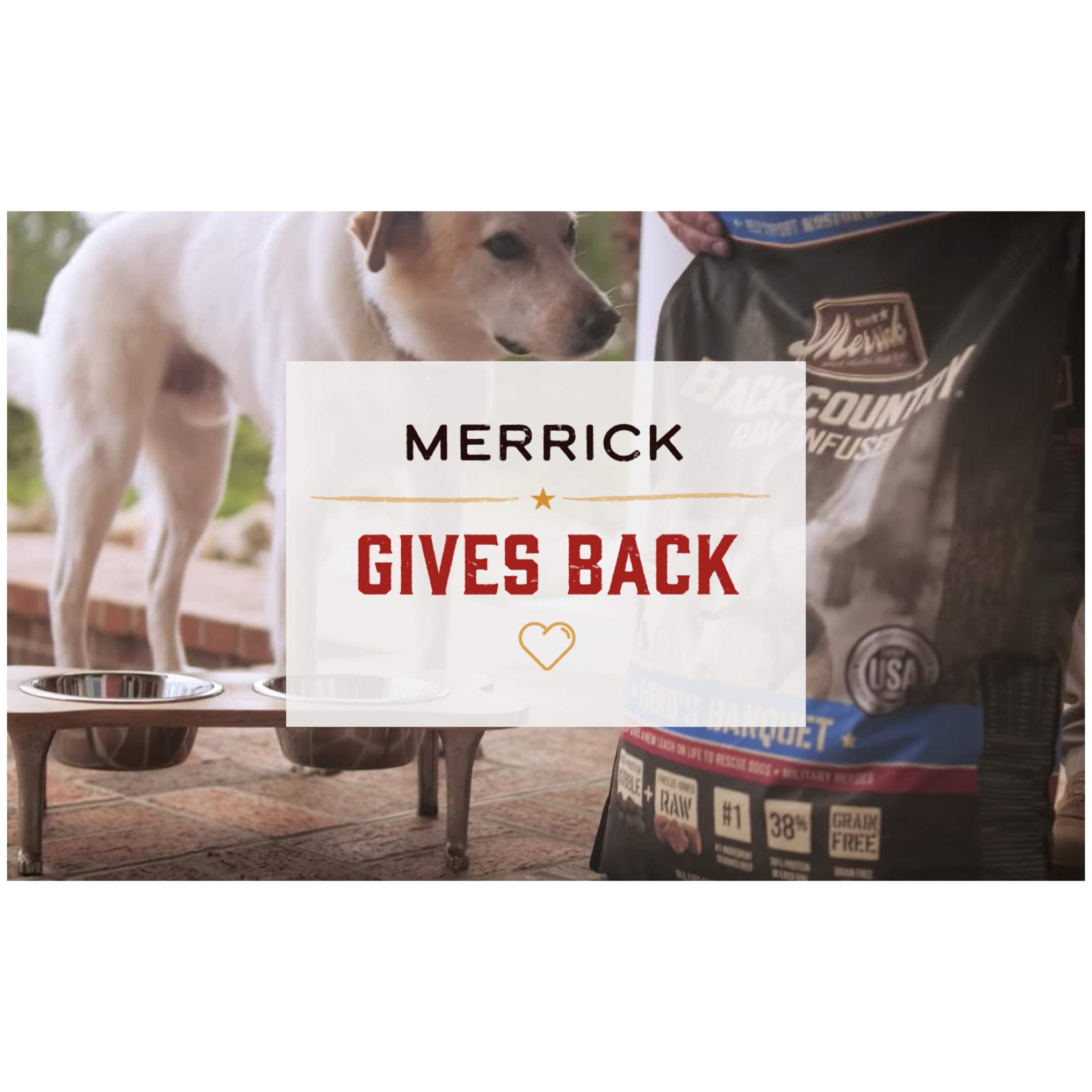 Merrick sin colorantes ni conservantes artificiales mantiene sabor natural.