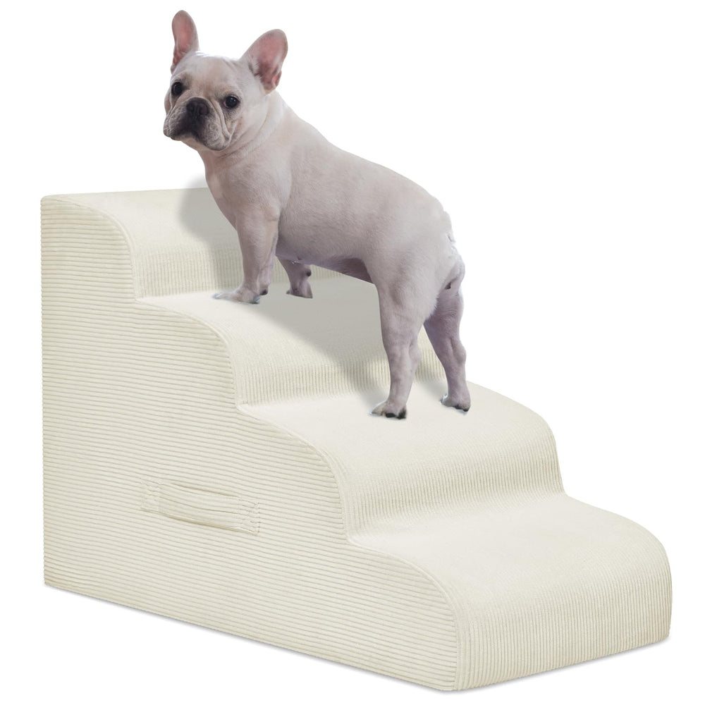 Mesa Lemon escalones 4 pasos para perros pequeños, ideal para cama alta.