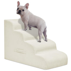 Mesa Lemon escalones 4 pasos para perros pequeños, ideal para cama alta.