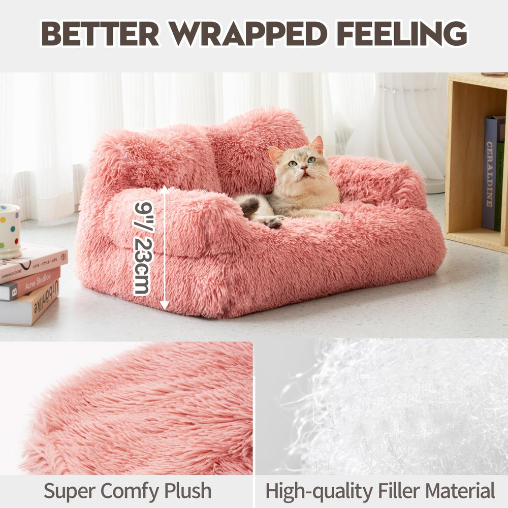 Uso interior cómodo para perros y gatos pequeños con Mewoo Rosa.