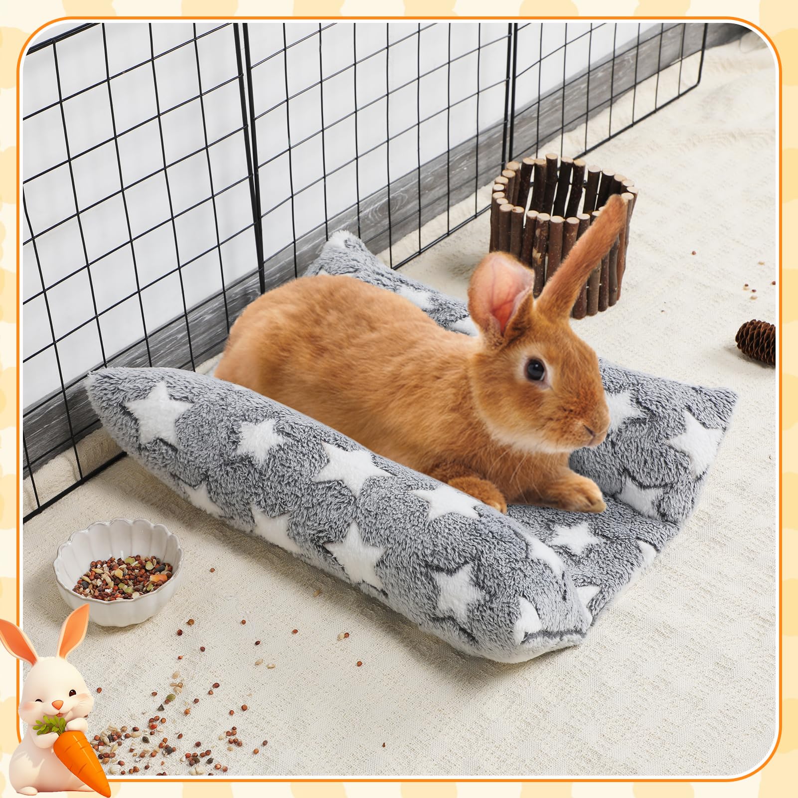 MEWTOGO cama de 15,7 x 14 pulgadas para mascotas pequeñas.