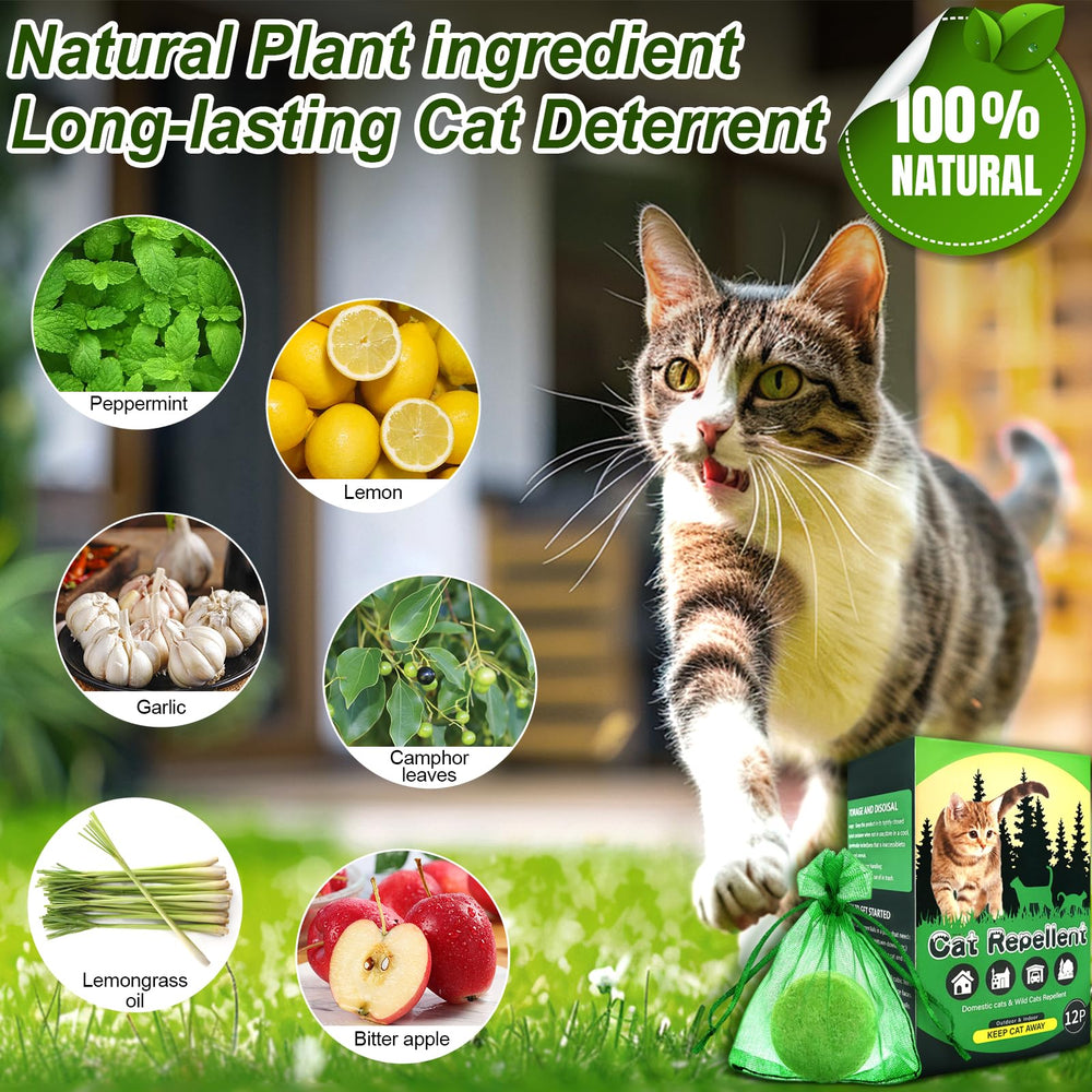 Mgkenk repelente para gatos: bolas discretas para exteriores