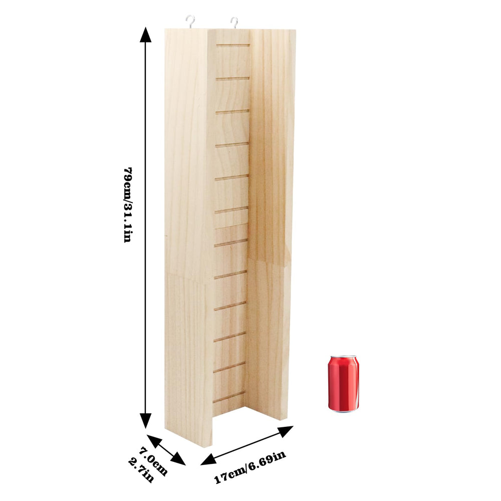 MHLLGN detalle de madera no tóxica, duradera y segura para mascotas.