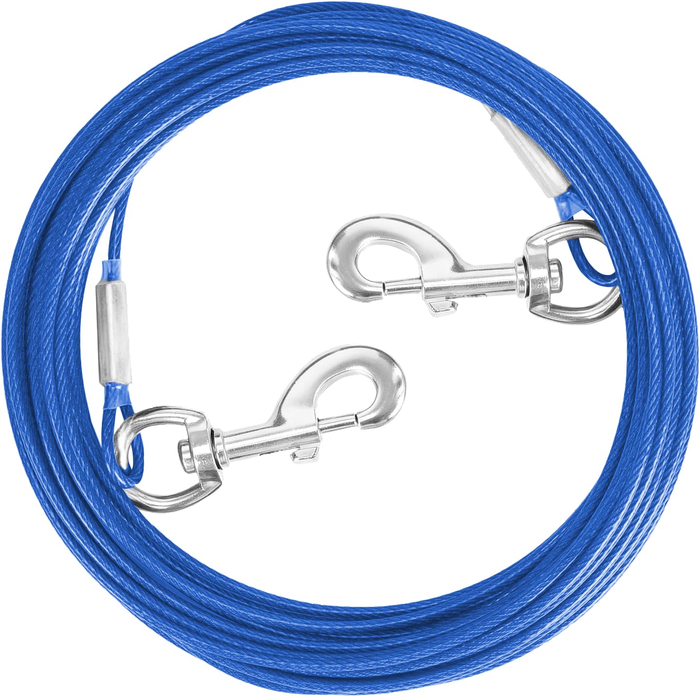 Mi Metty cable de amarre para perros 10 pies, resistencia exterior.