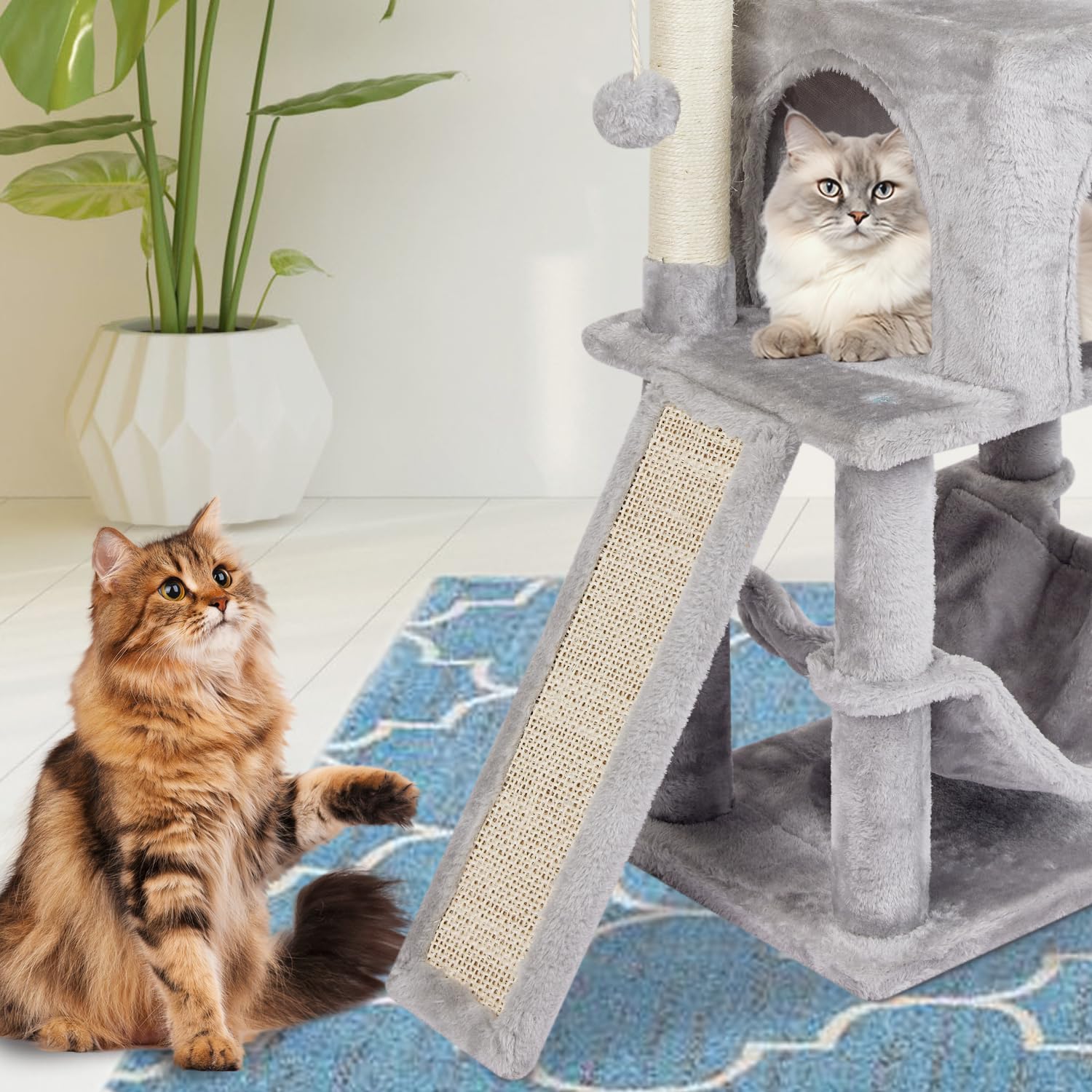 MIAO PAW Tablero base confort: base sólida y suave para seguridad.