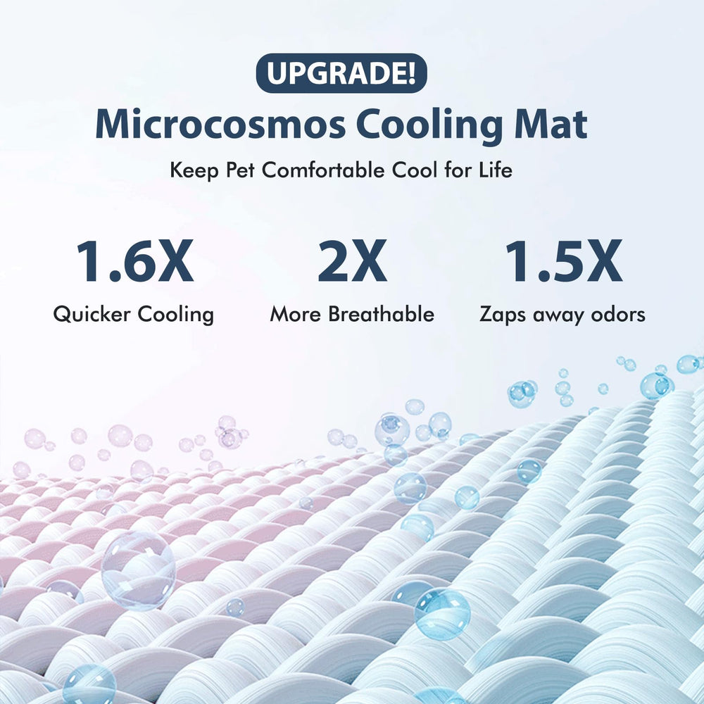 MICROCOSMOS Colchoneta Enfriante para Adultos, superficie suave y transpirable