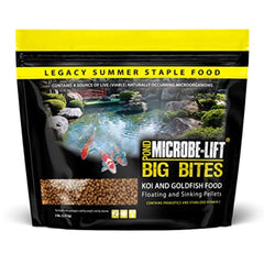 Microbe-Lift Big Bites granulos para pez dorado, favorece crecimiento y energía