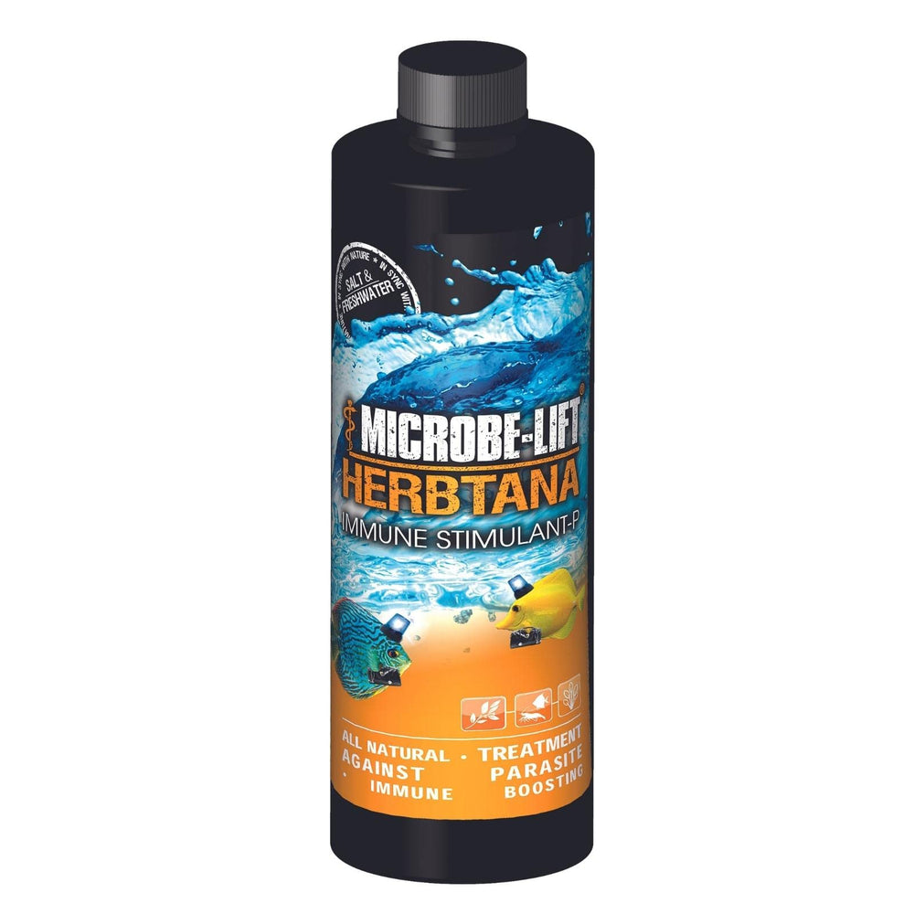 Frasco MICROBE-LIFT Herbtana de 8 oz para tratamiento de parásitos en acuarios