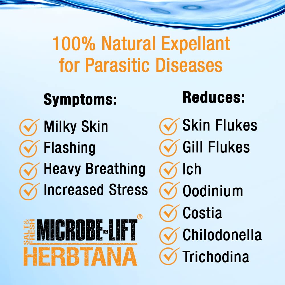 Resultados visibles en acuario tras aplicar Herbtana