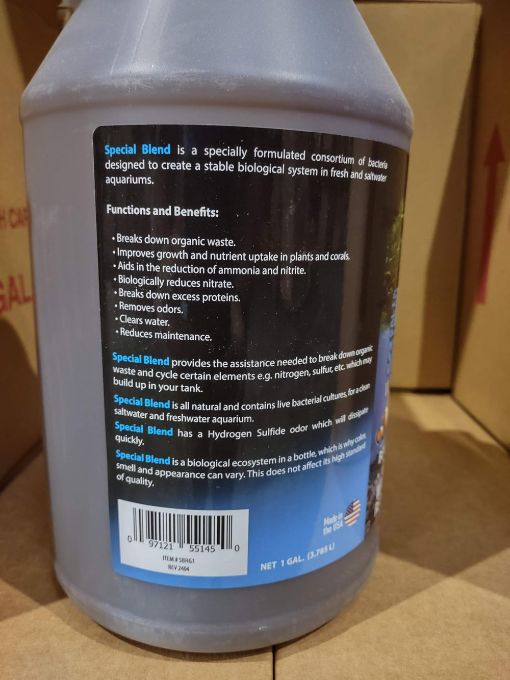 MICROBE-LIFT Special Blend agua clara tras tratamiento en acuario