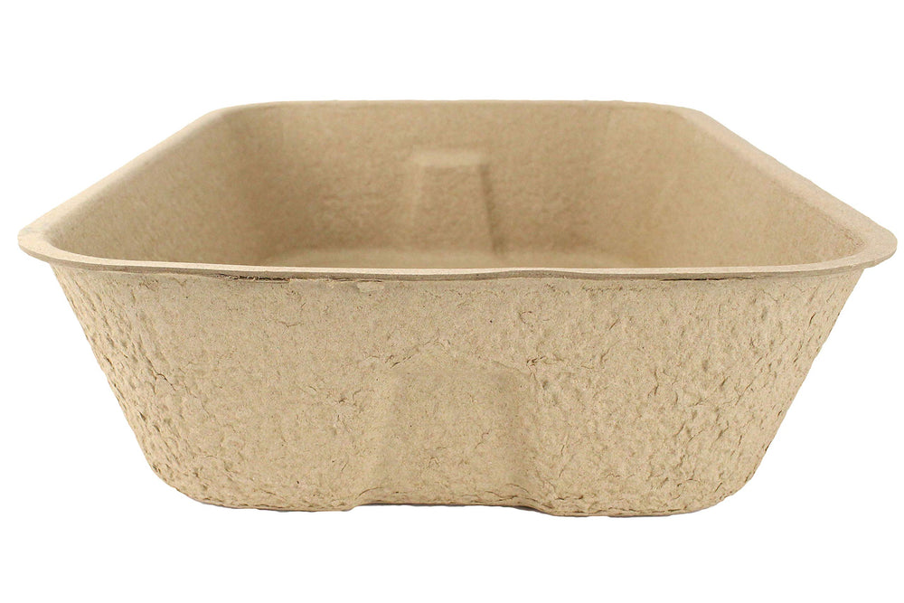 Bandeja desechable Midlee para arena de gato grande, uso práctico en movimiento.