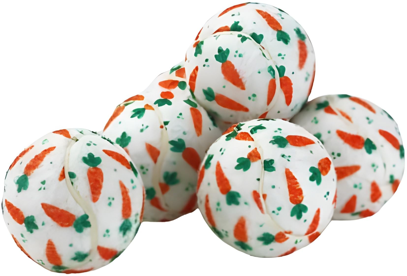Midlee pelotas con diseño de zanahoria, ideal para sesiones de juego al aire libre