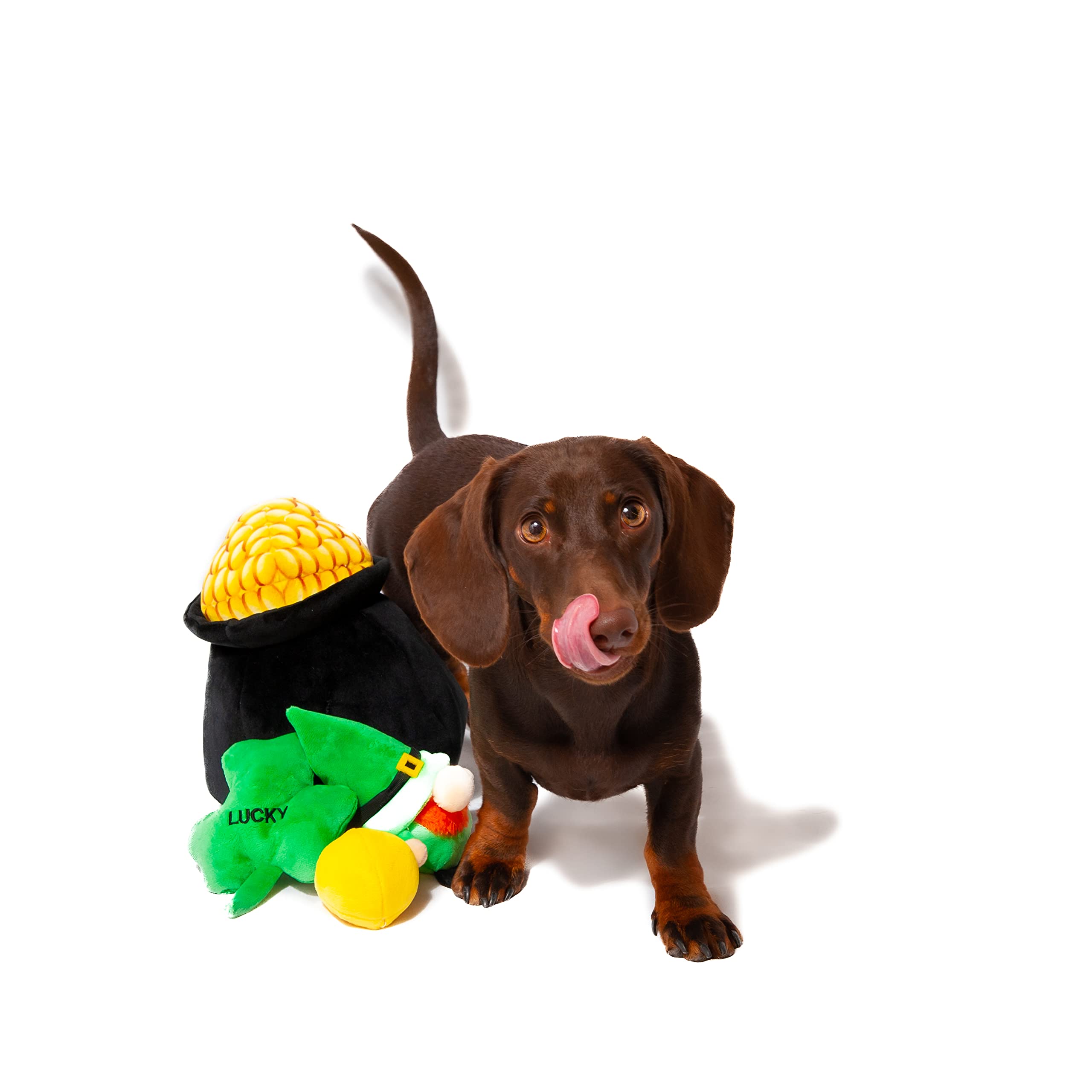 Midlee Hide-A-Toy Duende de peluche, ideal para juegos interactivos.