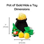 Midlee Hide-A-Toy Remate de oro de peluche, detalle final divertido.