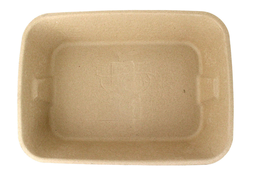Midlee liner biodegradable para caja de arena, interior muestra material sostenible