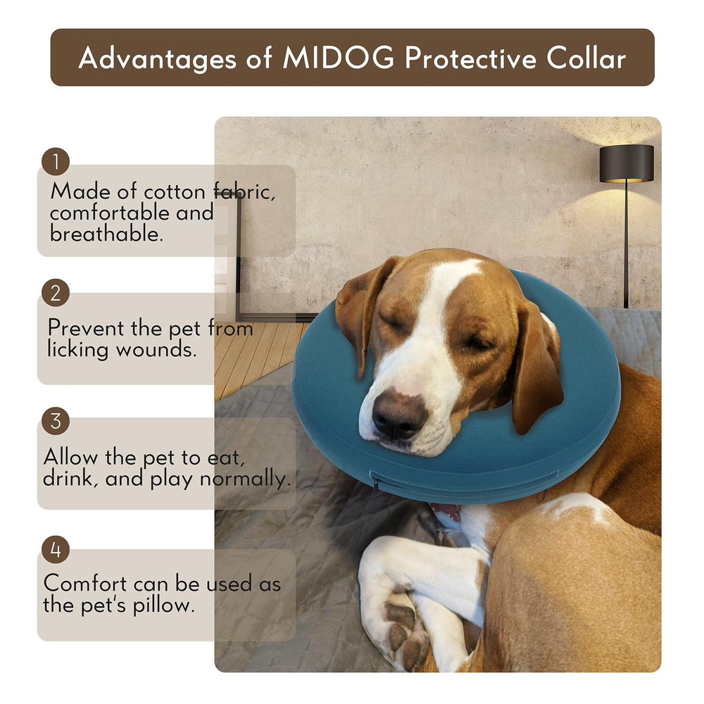 MIDOG collar donut postoperatorio: ayuda a comer y dormir con comodidad