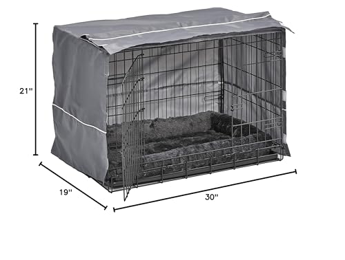 MidWest dimensiones jaula 30 pulgadas, especificaciones para perros medianos