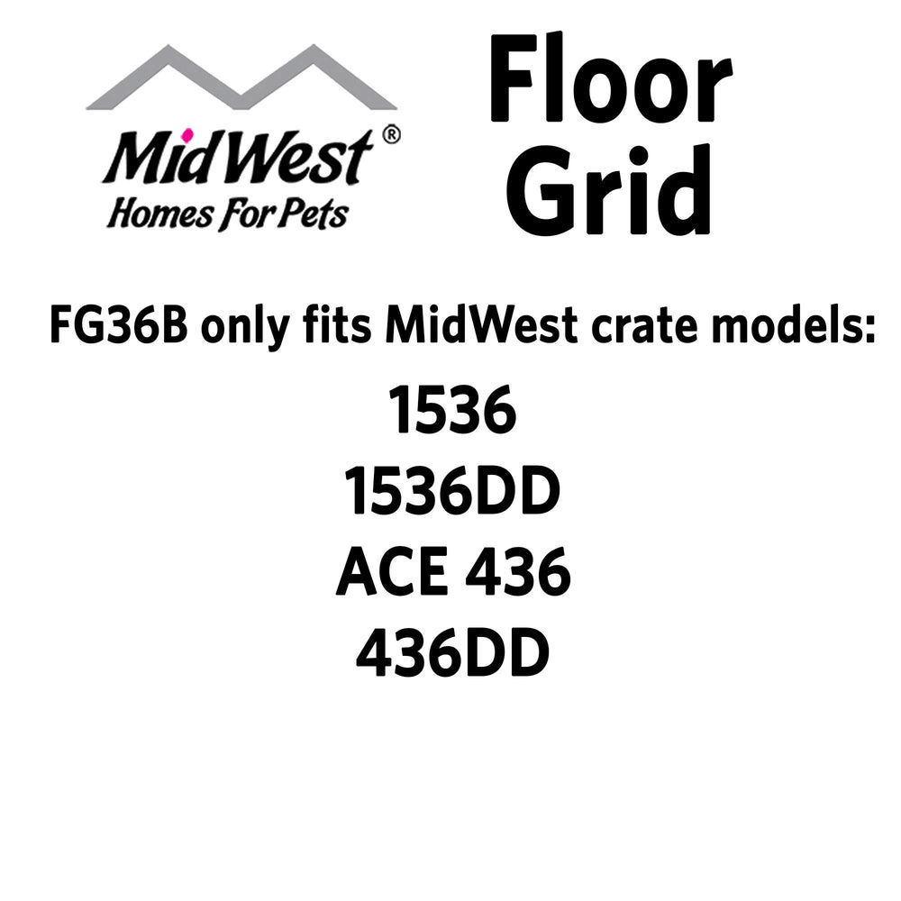 Medidas FG36B 34,5l x 23w x 1,1h pulgadas para jaulas intermedias.