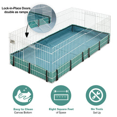 MidWest Homes for Pets Hábitat para cobayas: acceso fácil para cuidado diario de la cobaya.