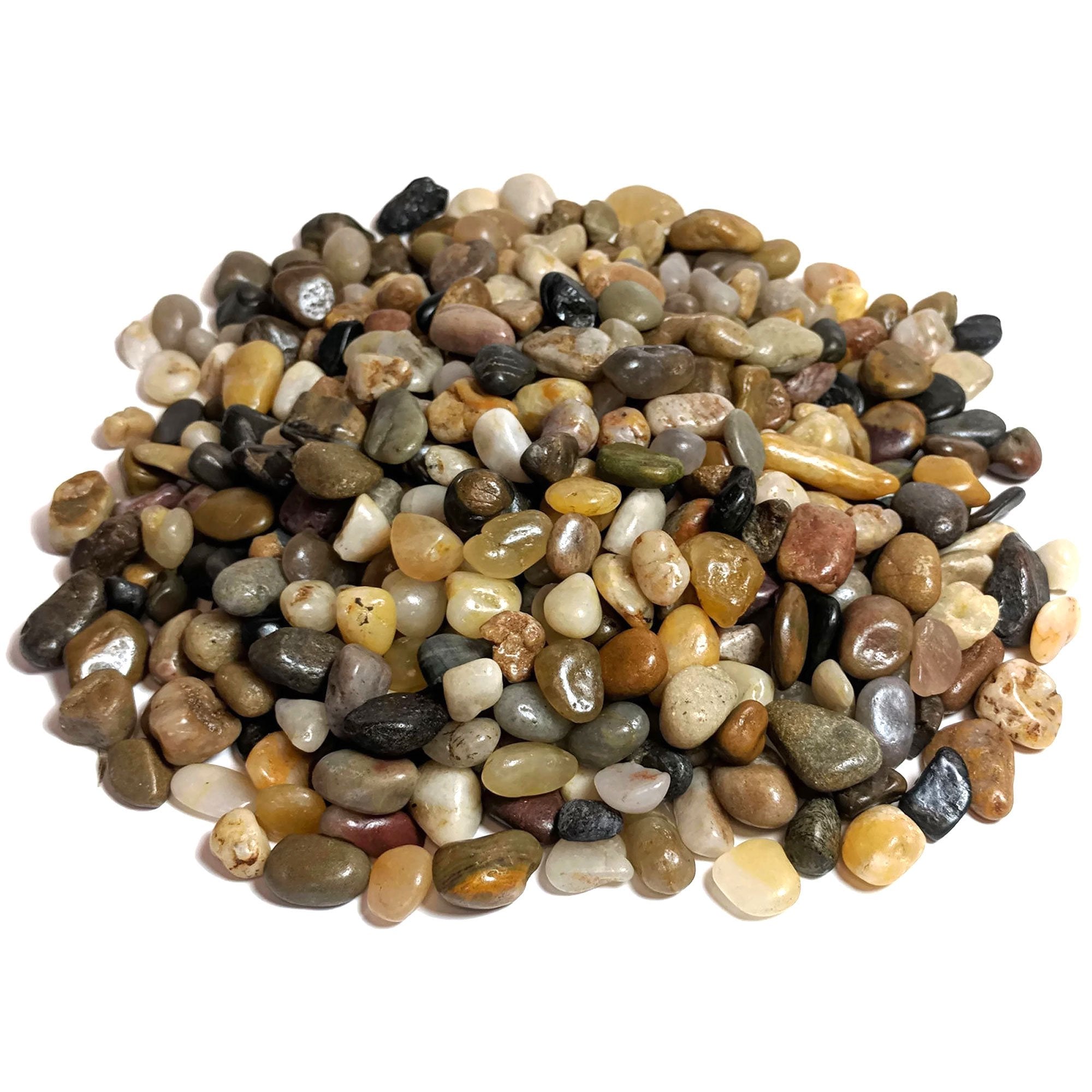 Midwest Hearth Arreglo jardín hada con piedras pulidas