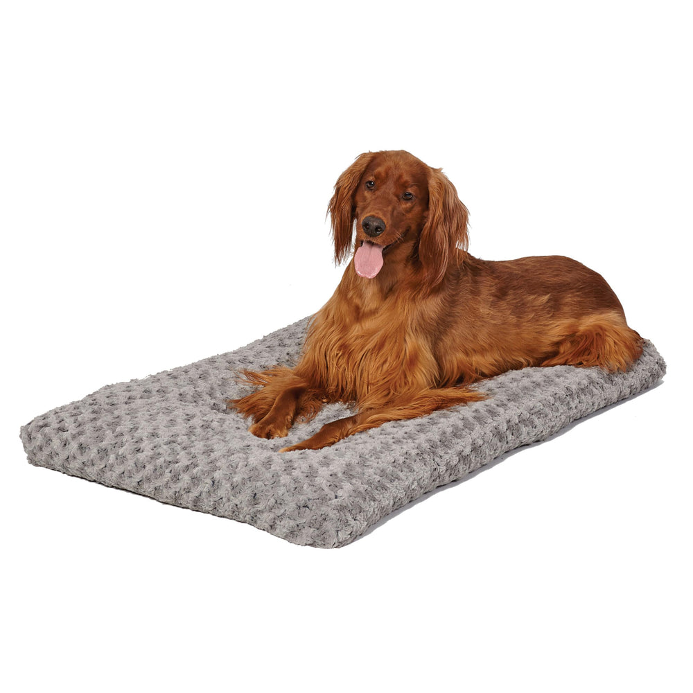 Cama MidWest Homes for Pets Ombré Gris 39x26 para perros grandes, descanso cómodo.